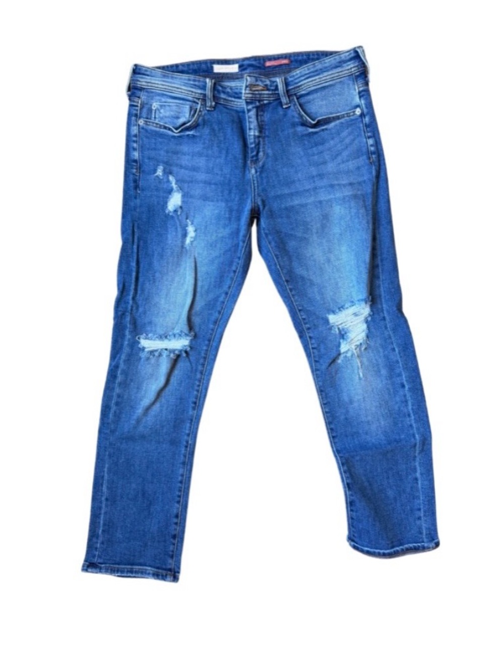 Pilcro Slim Boyfriend Crop Jeans